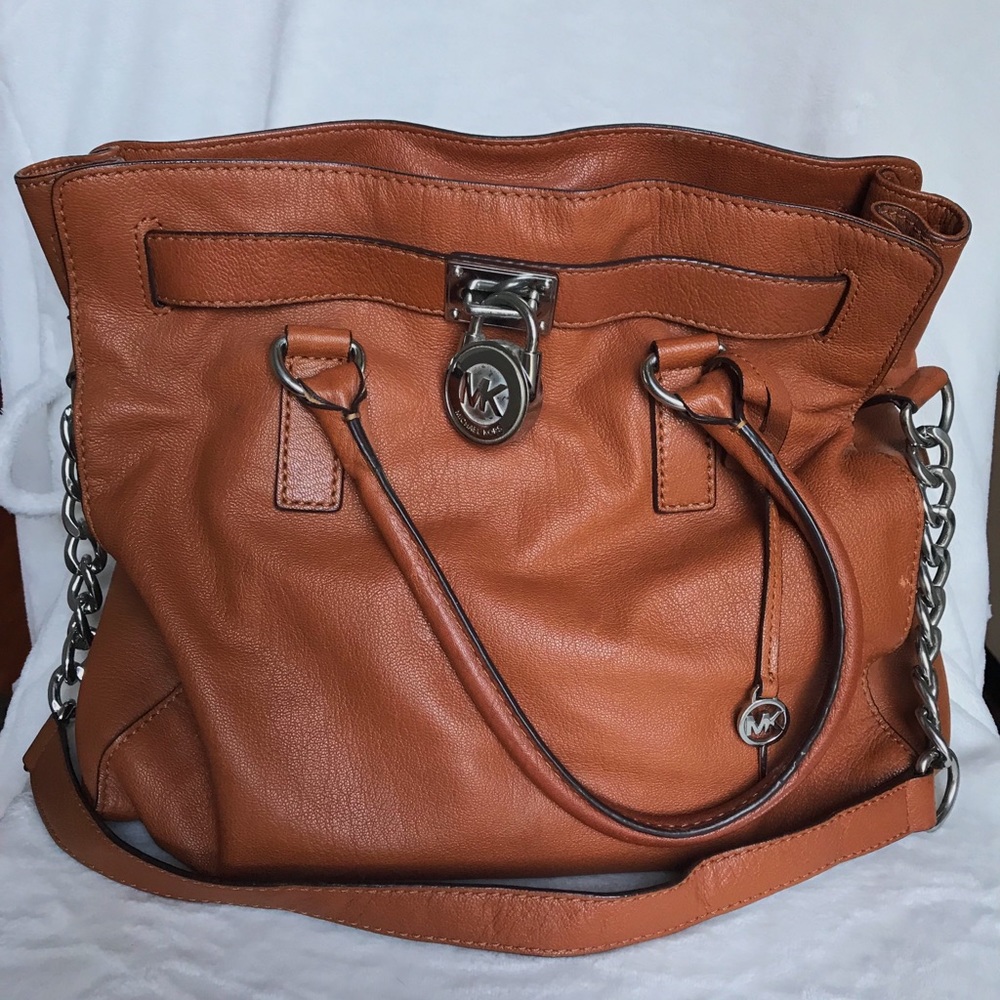 Michael Kors Large Hamilton Tote, silver hardware